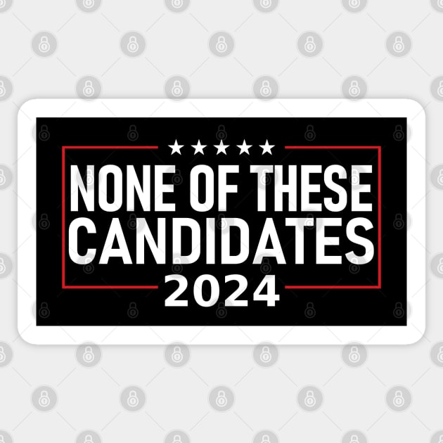 None of these Candidates 2024 Sticker by Decamega